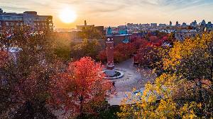 SLU Clock Tower Zoom Background