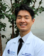 Head and shoulders portrait of Jason Lin, M.D. 